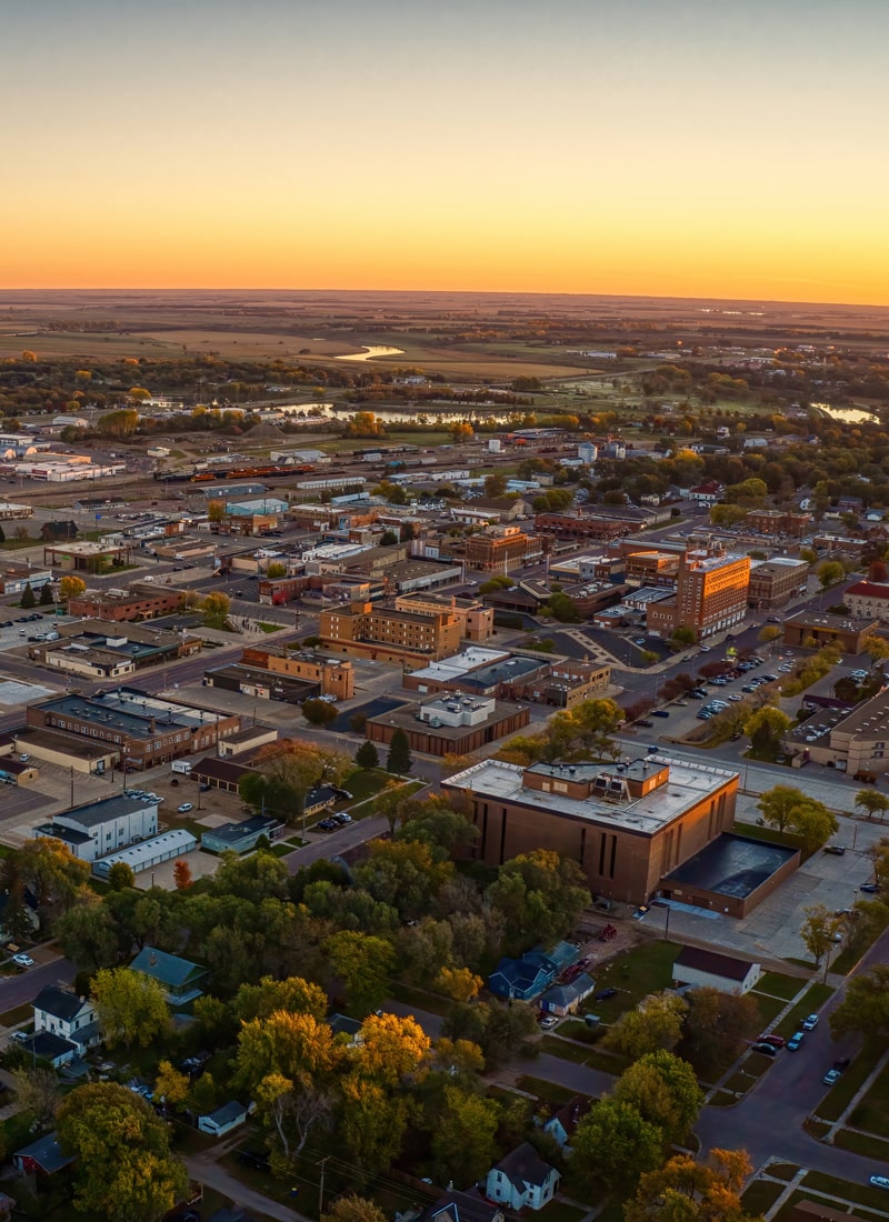 small town south dakota with economic growth